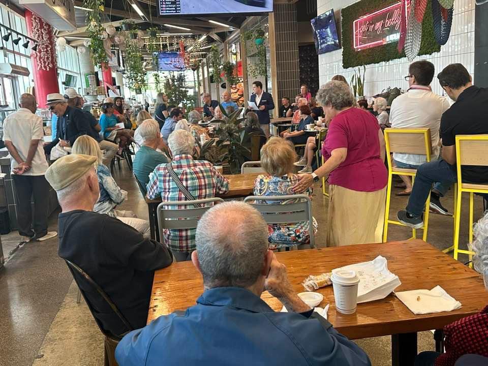 MichaelGongora's tweet photo. Thanks to the many residents who attended the Tuesday Morning Breakfast Club to learn more about new condo laws impacting condominium owners &amp; residents. Special thanks to Matti Bower &amp; Valerie Navarrete for the invite! #condolaw @LincolnEatery @LncolnRd @ValSoBe @MiamiBeachNews https://t.co/Wv5aBhwxO3