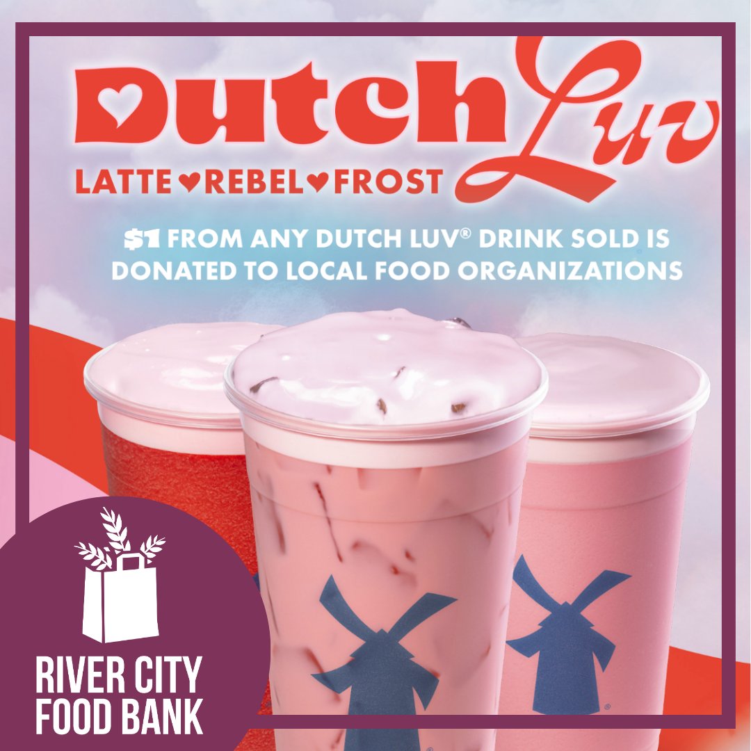 Local Dutch Bros locations chose RCFB as the recipient of February's Company Wide Givebacks for #DutchLuv, raising more than $5,000.  

We extend our heartfelt gratitude to these amazing Dutch Bros. Coffee shops.

Thank you for your generosity and commitment to our community.