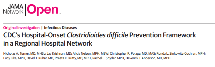 "As no single intervention has proven highly effective on its own, a multifaceted approach to controlling HO-CDI is needed."

jamanetwork.com/journals/jaman…