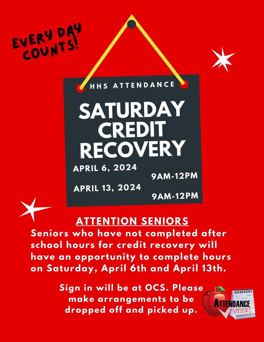 Seniors! Take advantage of this chance to recover credit. 👏🏼