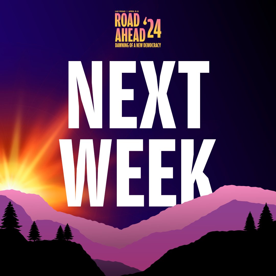 #RoadAhead24 is just one week away!! 🤩🪩🎉⁠
⁠
Due to popular demand, we have extended the deadline to register until this Friday, April 5th, at 12 pm ET. 

So register while you still can - and we'll see you in Vegas next week!