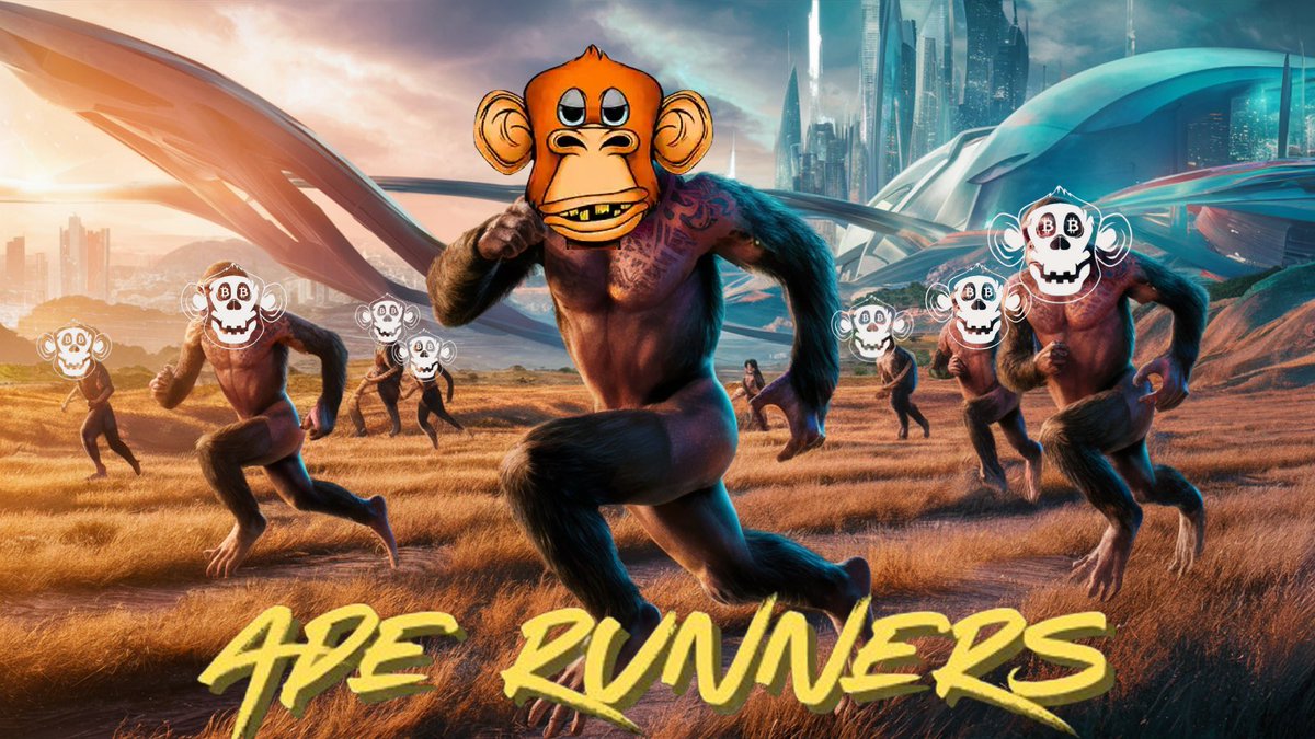 Allow the Ape Runners to wander unrestrained and untamed, reveling in the openness of the future. 

#WildApeRunners #RoamFree