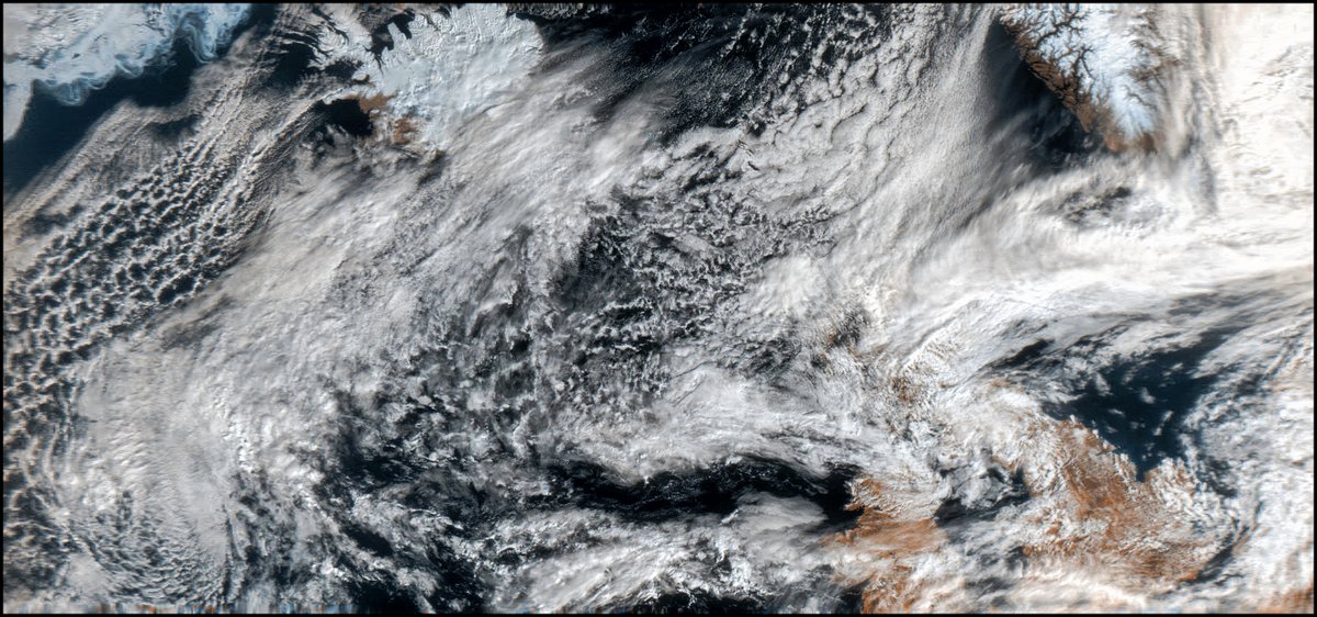 #MeteorM23 19º W @Nooelec #qfh @SDRPlay #rsp1a @aang254 #satdump, Pase excepcionalmente bajo mostrando #Islandia y parte de las #BritishIsles. Saludos!