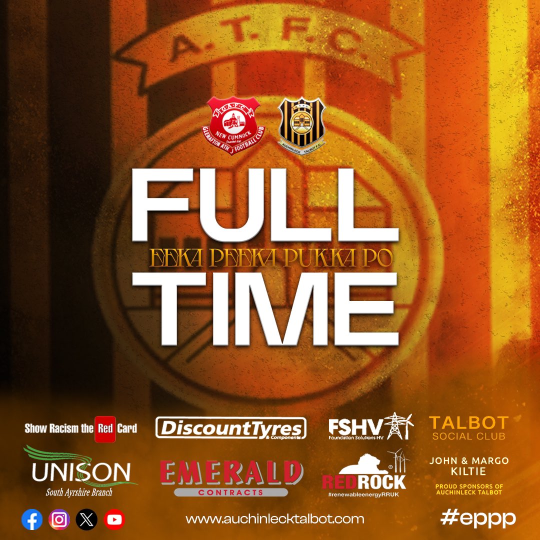 FT’ | Despite dominating the game, it’s 3 crucial points to the Glens

GLE 2-1 AUC

#eppp