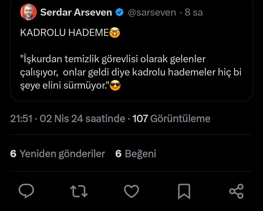 <a href="/sarseven/">Serdar Arseven</a> #YardımcıHizmetlerSınıfı  açıklamaya bekliyor. 
Yardımcı Hizmetler Sınıfı Yalnız degildir.
<a href="/Kamu_Sen/">Türkiye Kamu-Sen</a>
<a href="/TurkBuroSenGM/">Türk Büro-Sen</a> 
<a href="/OnderKahveci/">Önder Kahveci</a> 
<a href="/TurkesGuney/">Türkeş Güney</a> 
<a href="/MemurSenKonf/">Memur-Sen</a> 
<a href="/_aliyalcin_/">Ali YALÇIN</a> 
<a href="/yhsplatform/">Yardımcı Hizmetler Sınıfı Platformu</a> 
<a href="/YhsPlatformu/">Yardımcı Hizmetler Sınıfı Dayanışma Birliği</a> 
<a href="/yardimcihizmet1/">Selim Toraman</a>