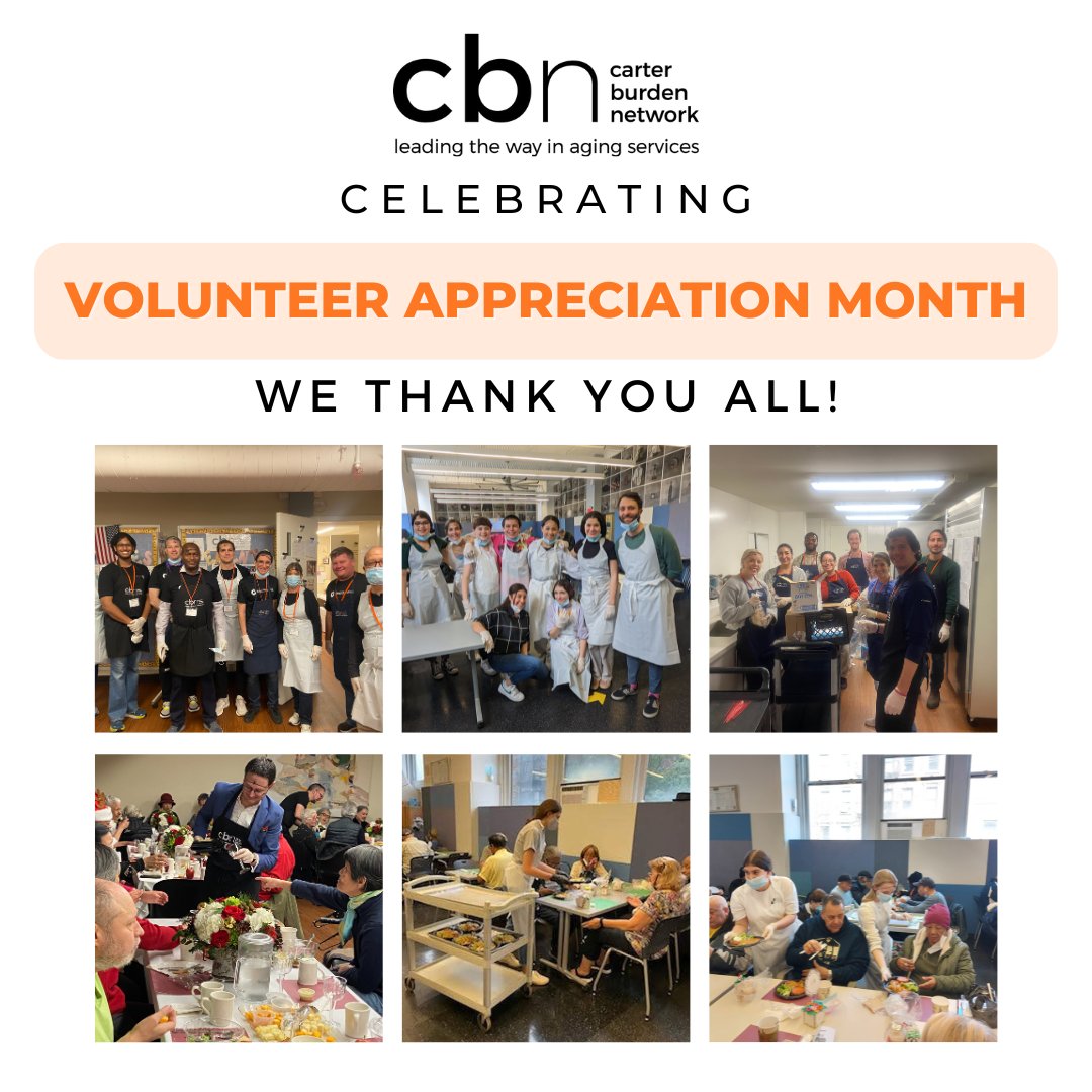 Happy Volunteer Appreciation Month! All of us at CBN would like to thank you all for the support you give to our programs, we couldn't do it without our dedicated volunteers! To find out more and learn about volunteering, visit carterburdennetwork.org