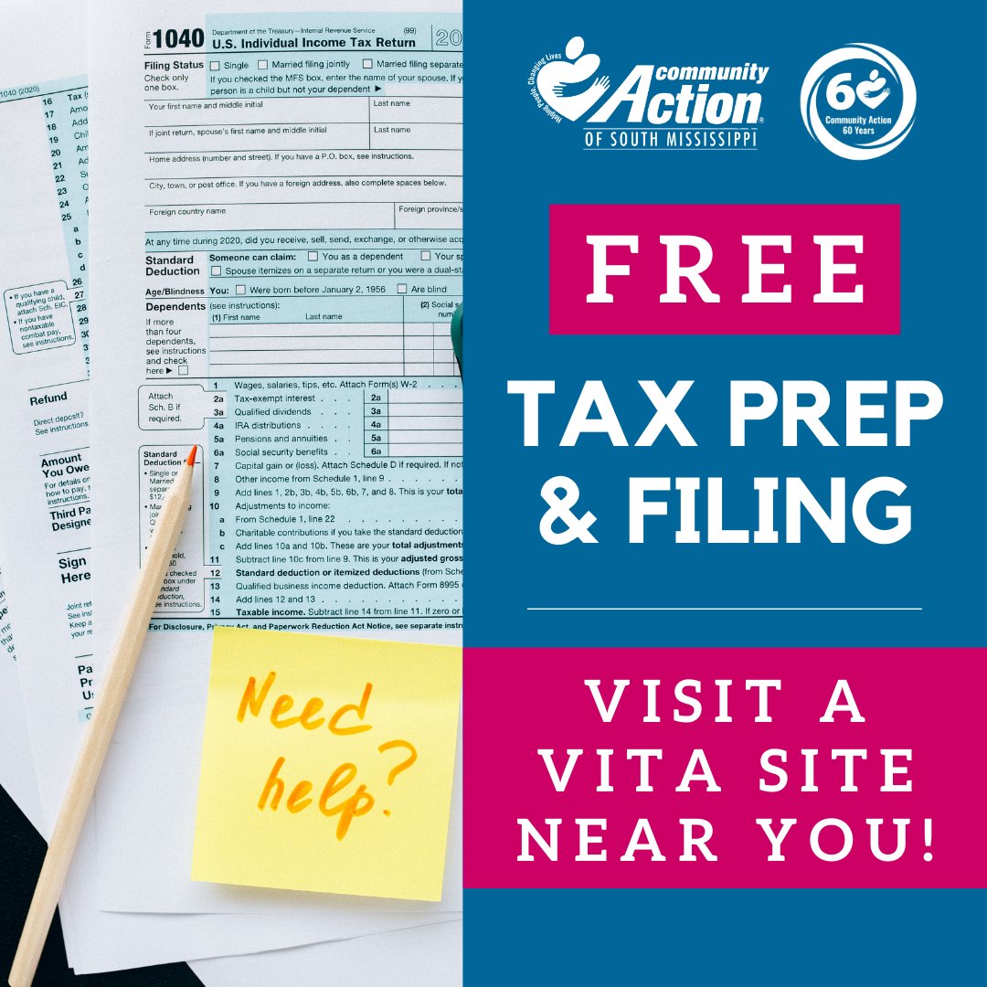 _CAOSMS_'s tweet image. Visit our website to learn more information and to see where a VITA site is located near you!
bit.ly/3xl5Q8v

#HelpingPeople #ChangingLives