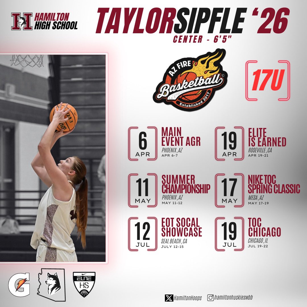 Catch ‘26 Taylor Sipfle on her AAU Summer Circuit.