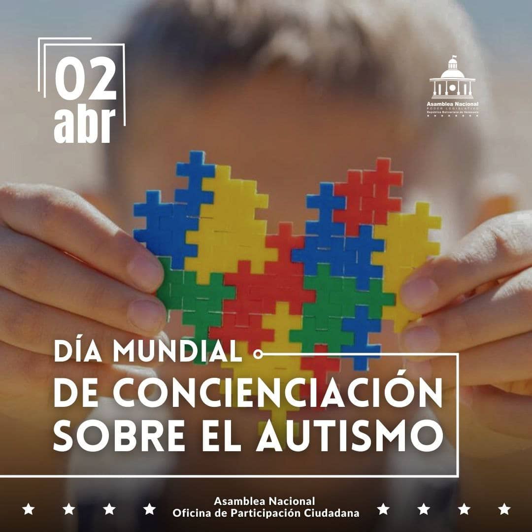 #2Abr

Una día dedicado a promover la inclusión, el respeto y la comprensión.
#JuntosPorLaPaz
#AbrilDeVencedores

Autismo