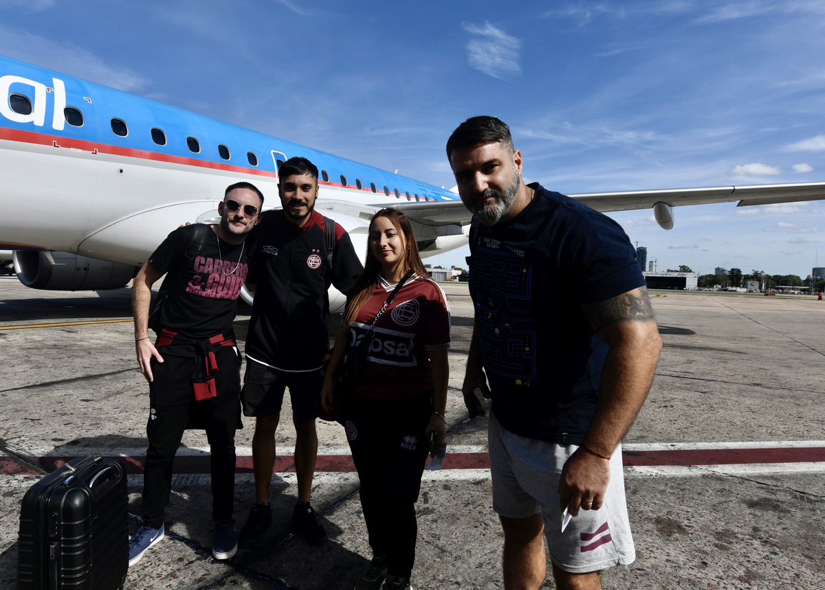 clublanus's tweet photo. 🇧🇷✈️ Los socios ganadores del concurso #ABrasilConElGrana 🇱🇻🤩 https://t.co/cmGzGVnBut