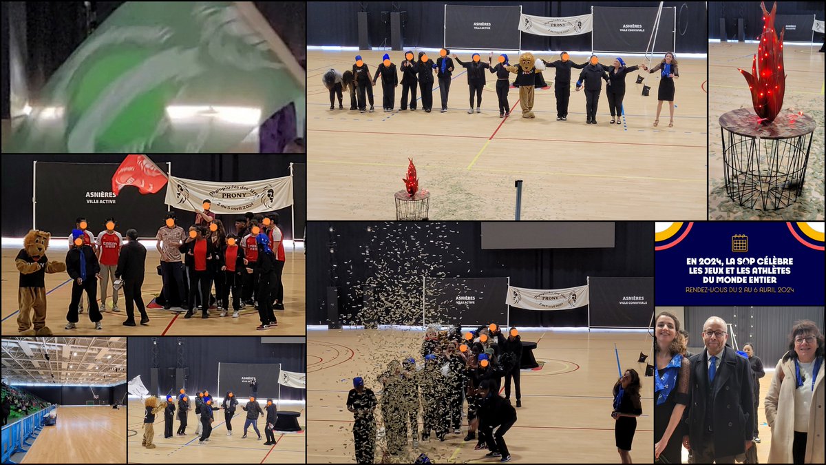 NicoleChedotal's tweet photo. #SOP2024 de @lyceeProny 
Quand la culture rencontre le sport lors de la cérémonie d'ouverture  des olympiades.  🥇Avec la compagnie circassienne Pérégrin 🤸‍♀️Projet de la classe 1ACC. 👏
@acversailles #DSDEN92 https://t.co/yVYDRn0w8H