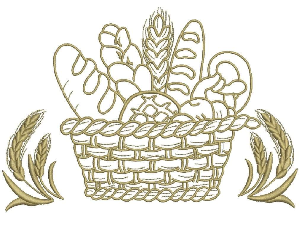 AlphaGreekEmbr's tweet photo. 🍞💻🧵🪡Basket of bread and spikelets bread and wheat Machine Embroidery design,
https://t.co/GxNiAvWrgy #crossstitch #wheatstalks #wheatspikelet #wheatearembroidery #spikesembroidery #earsofwheatdesign #spikeletsembroidery #wheatspikelets #forabreadbag https://t.co/w0I8yCwCOy