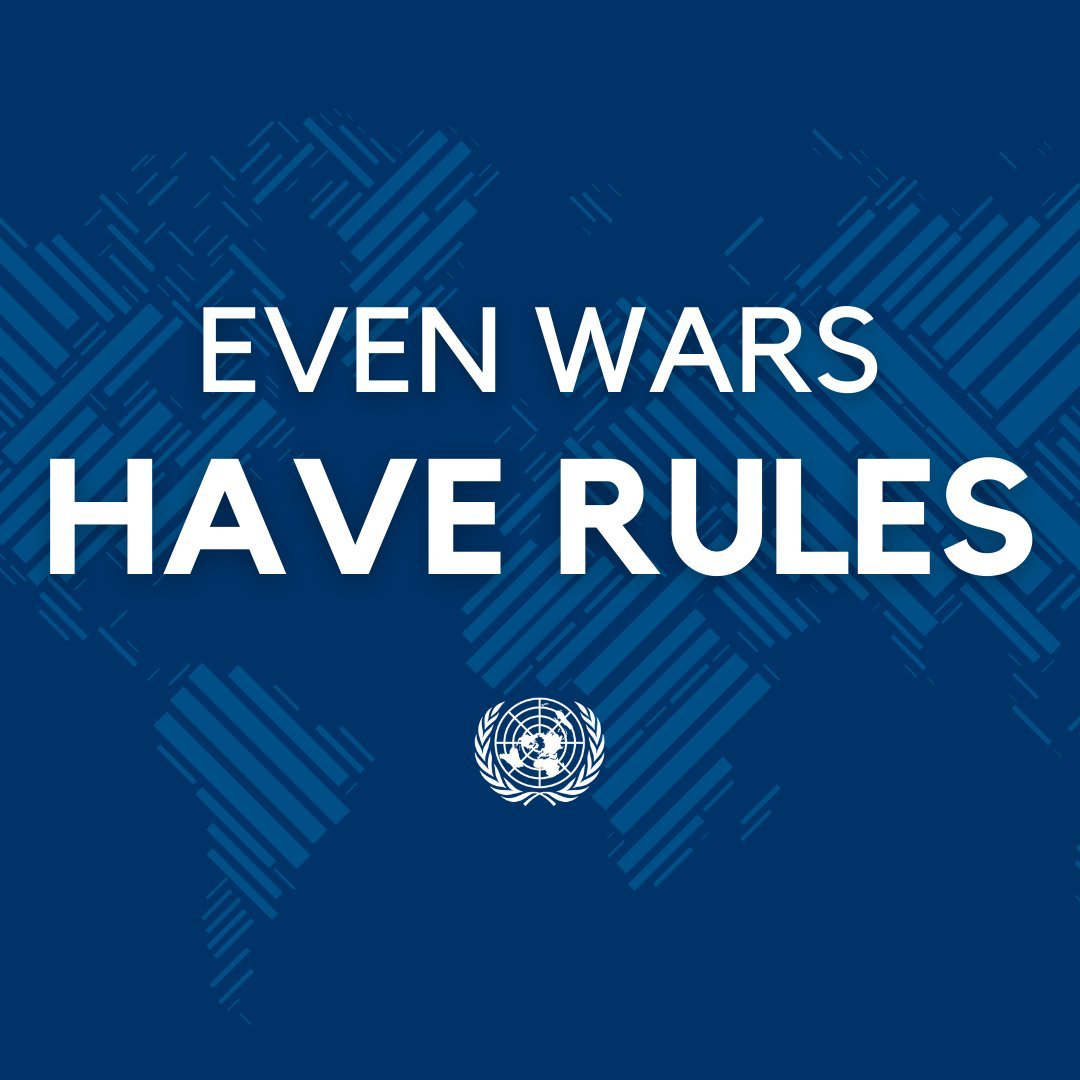 Even wars have rules. The Geneva Conventions protect civilians in conflict and help ensure assistance reaches those in need, without discrimination. ohchr.org/en/instruments…