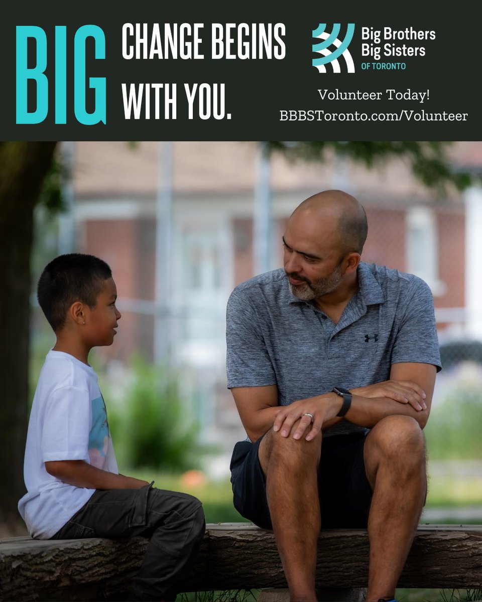 BBBSToronto's tweet photo. Your time, your impact! Join our Big G Mentoring Program and make a lasting difference in a young person's life. ๐ซ Volunteer today: https://t.co/Qcw9V7AstQ #BBBST #MakeADifference https://t.co/IMuPjmomq1