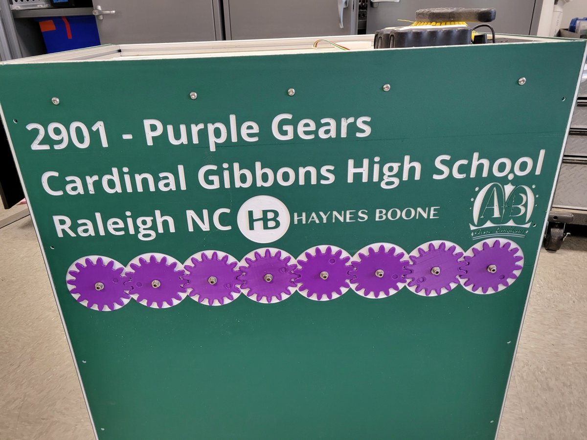 Apologies for the late update! Robotics team has been working during the Easter Break to prepare for the <a href="/FIRSTweets/">FIRST</a> Championship in Houston. We’re now just 15 days away from the exciting event! 🤖<a href="/cghsnc/">Cardinal Gibbons High School</a> <a href="/HoS_cghsnc/">Gibbons Head of School</a> Thanks to the Coaches donating and working on a new cart!