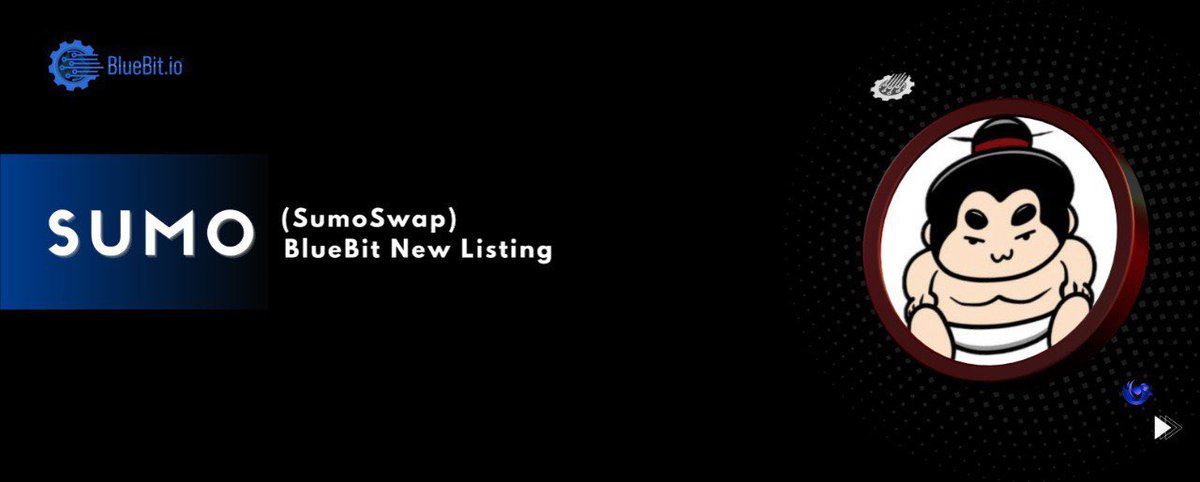 Bluebit_io's tweet photo. 🎉  #BlueBit is thrilled to announce the listing – $SUMO

🌐  We welcome @Sumo_Swap addition to our spot market, trade SUMO/USDT on #BlueBit. 🚀

   🔹 Trading pair: SUMO/USDT
   🔹 Trading will open on 2024-04-03 at 14:00 (UTC)
   🔹 Deposit will open on 2024-04-03 at 12:00 (UTC)
   🔹 Withdrawal will open on 2024-04-04 at 12:00 (UTC)

📈  Seize the opportunity - https://t.co/M8gqFGX6ZN    

#BlueBit #exchange #trading  #Listing #USDT
#Bitcoin #DeFi #Blockchain #Markets #Solana #SUMO