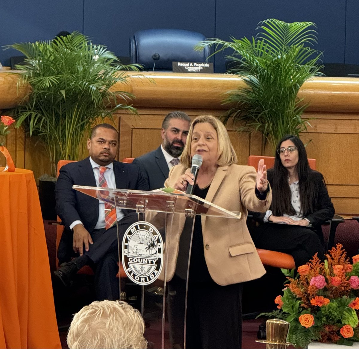 👏🌴Happy Times today as two of our strongest @FIU champions, Ileana @RosLehtinen + @RepWilson are inducted into @MiamiDadeCounty #WomensHallofFame at @MiamiDadeBCC w/many friends @FIUalumni from all over and @MDCPS. Both are tireless educators + Public Servants. #IMPACTMATTERS