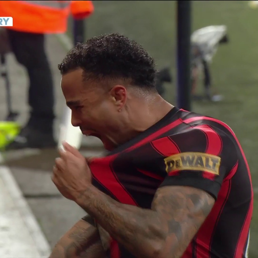 Justin Kluivert comes through for Bournemouth in the late stages!📺 @peacock | #BOUCRY