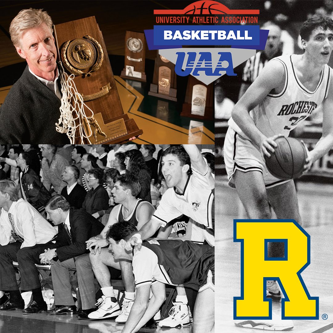 UAA History: 1990 University of Rochester Men's Basketball. The Yellowjackets became the third UAA program and the first men's UAA team to win an NCAA title with a 43-42 victory over DePauw University.