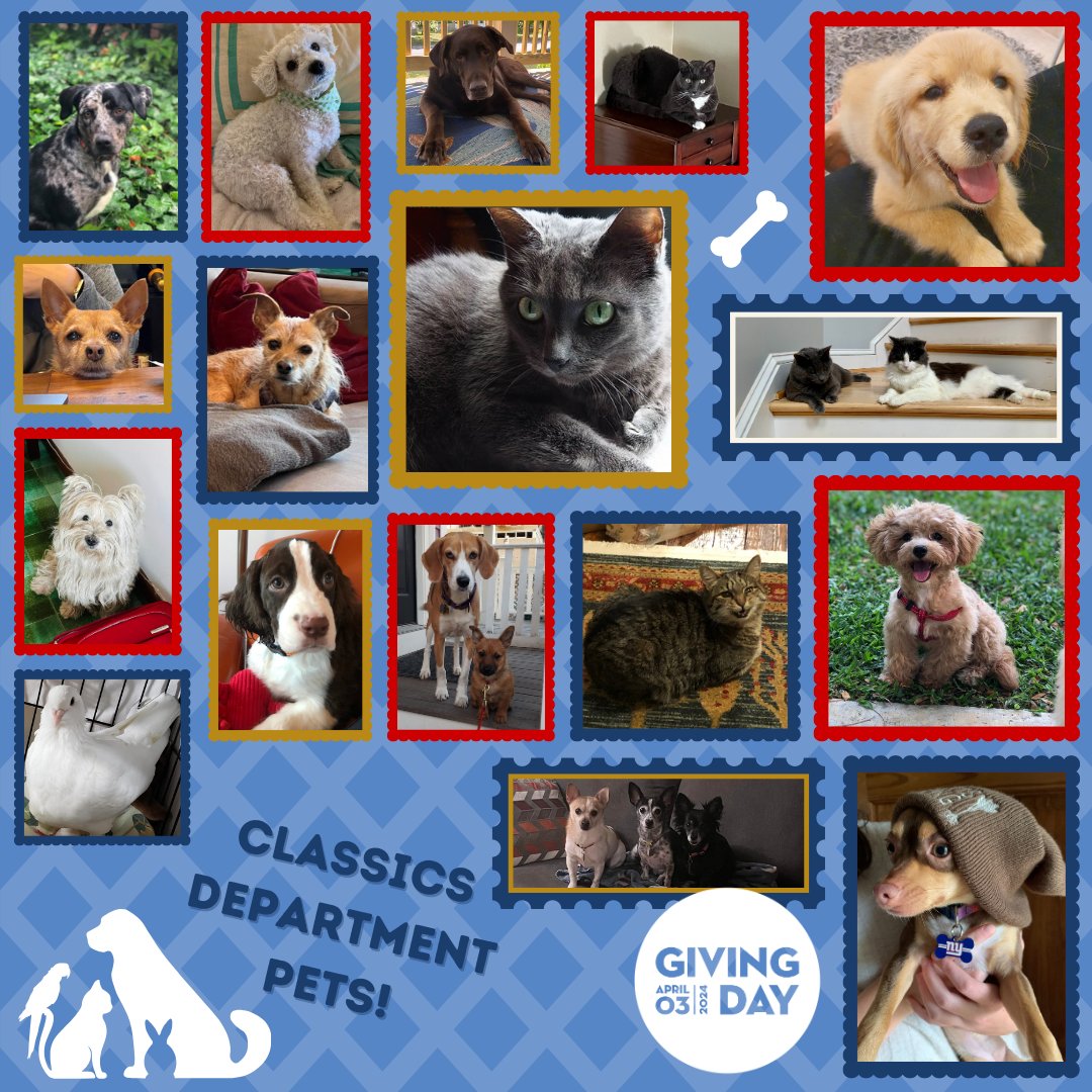 BUClassics's tweet image. Who can deny these furry friends on Giving Day? After all, they are our biggest supporters :)

Visit the link in our bio to give or share this post to spread the word about Classics!