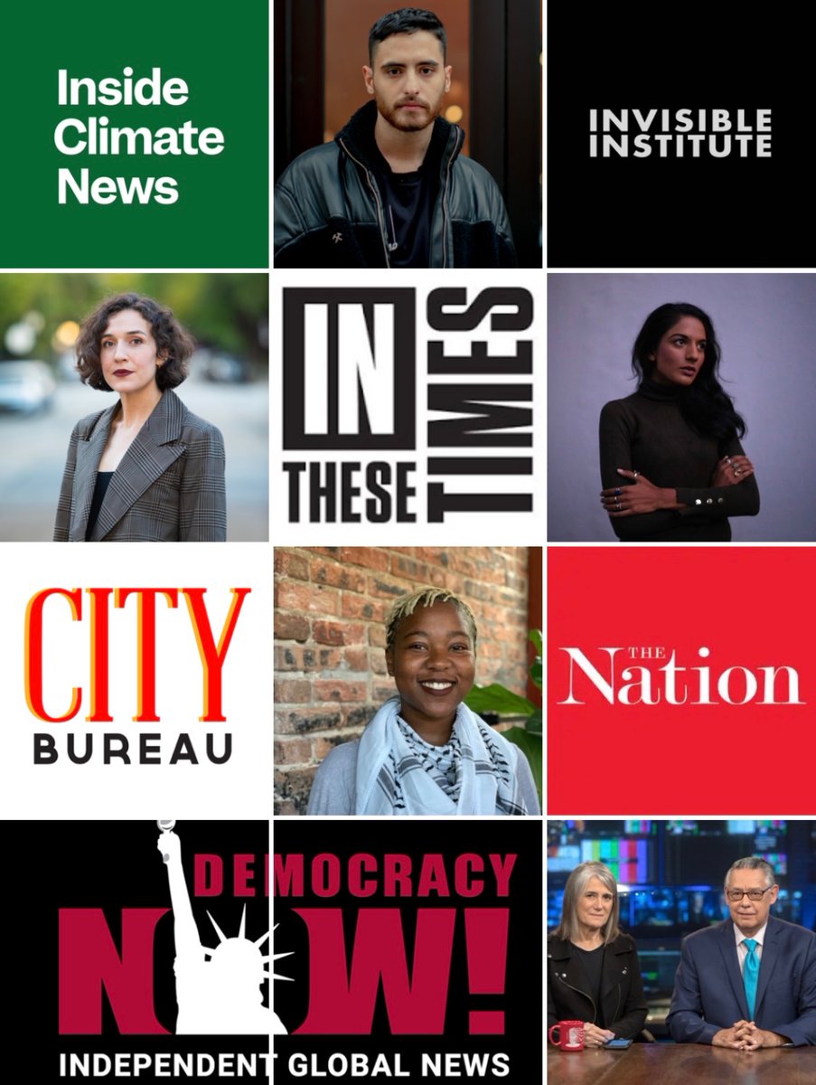 The 16th Annual Izzy Award for Achievement in Independent Media will be shared by • In These TImes @inthesetimesmag •'Missing in Chicago' by @sarahanneconway & Trina Reynolds-Tyler @trinattrill •Journalist Mohammed El-Kurd @m7mdkurd •Journalist Lynzy Billing @LynzyBilling