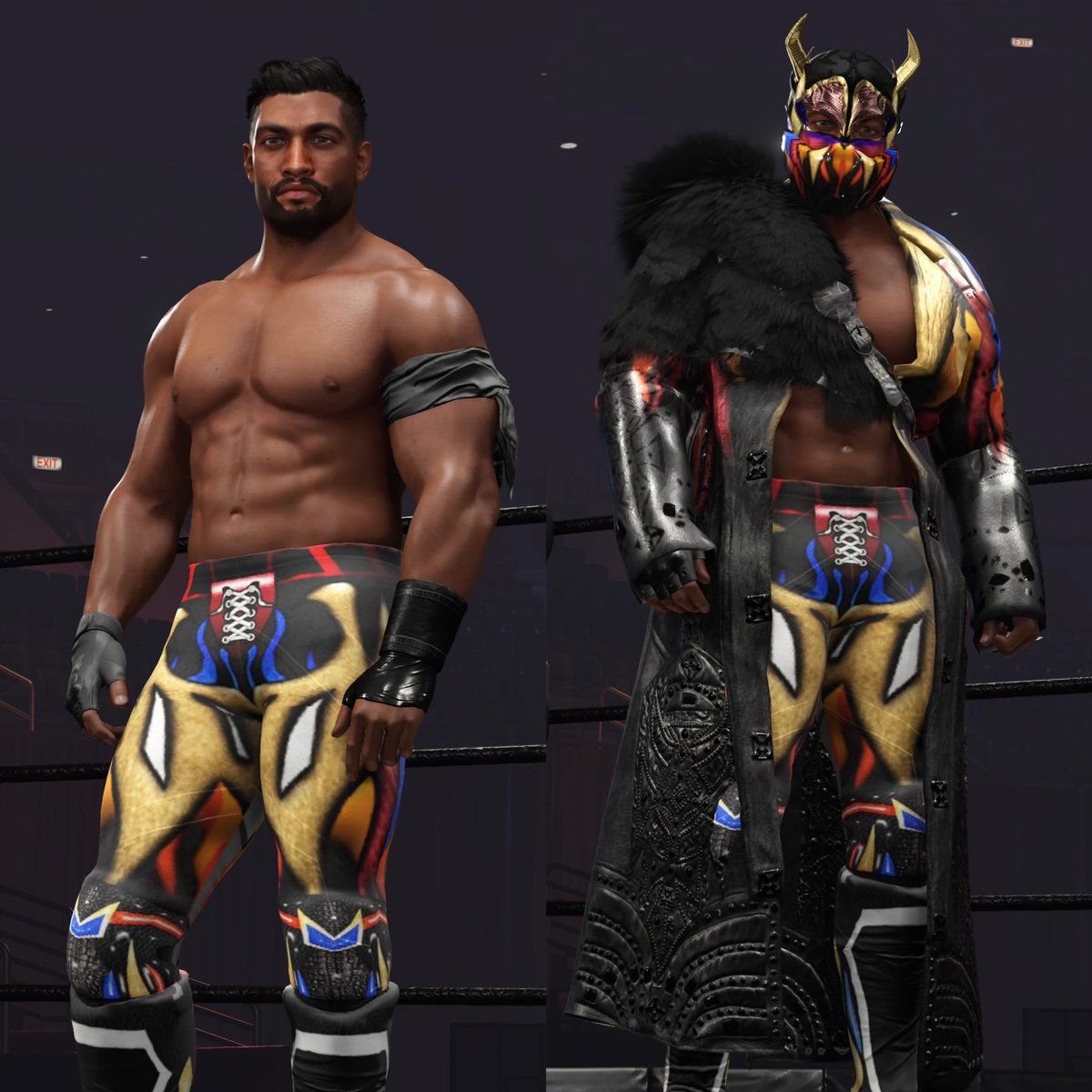 The Sky Is The Limit 👹

Big ups @BigTimeGex for the attire 🙏🏽

#WWE2K24