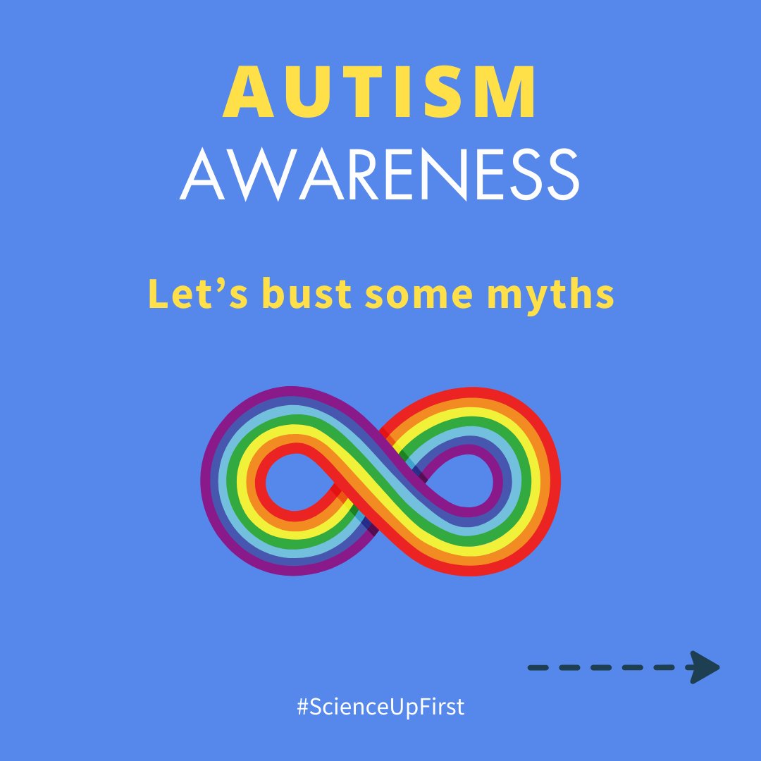 It’s World Autism Awareness Day, so we wanted to reshare our post on common ASD myths. Certain myths make people living with ASD feel isolated in their journey. Let’s educate ourselves here 👇 scienceupfirst.com/project/autism… #ScienceUpFirst