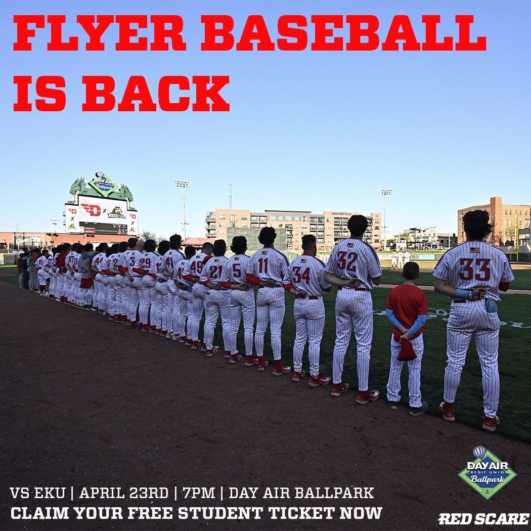 It’s that time of the year again‼️ Get your ticket now for @DaytonBaseball game at Day Air stadium‼️ Link is in our bio‼️🔥✈️