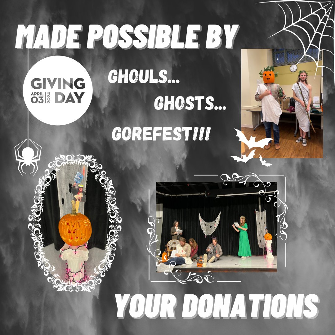 BUClassics's tweet image. As is departmental tradition, students came together last fall to celebrate Halloween for our annual Gorefest. Each year students dress up &amp;amp; perform spoOoky passages of Greek &amp;amp; Roman lit over pizza &amp;amp; lots of laughs. Visit the link in our bio to contribute or share this post!