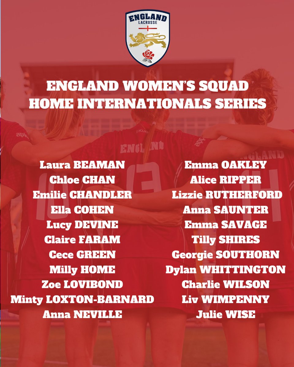 🏴󠁧󠁢󠁥󠁮󠁧󠁿 SQUAD ANNOUNCEMENT 🏴󠁧󠁢󠁥󠁮󠁧󠁿 Our series of Home Internationals Series squad announcements is complete with the England senior women's squad! This 22-player squad heads to Cardiff as they continue their preparations for the European Championship in July 💪