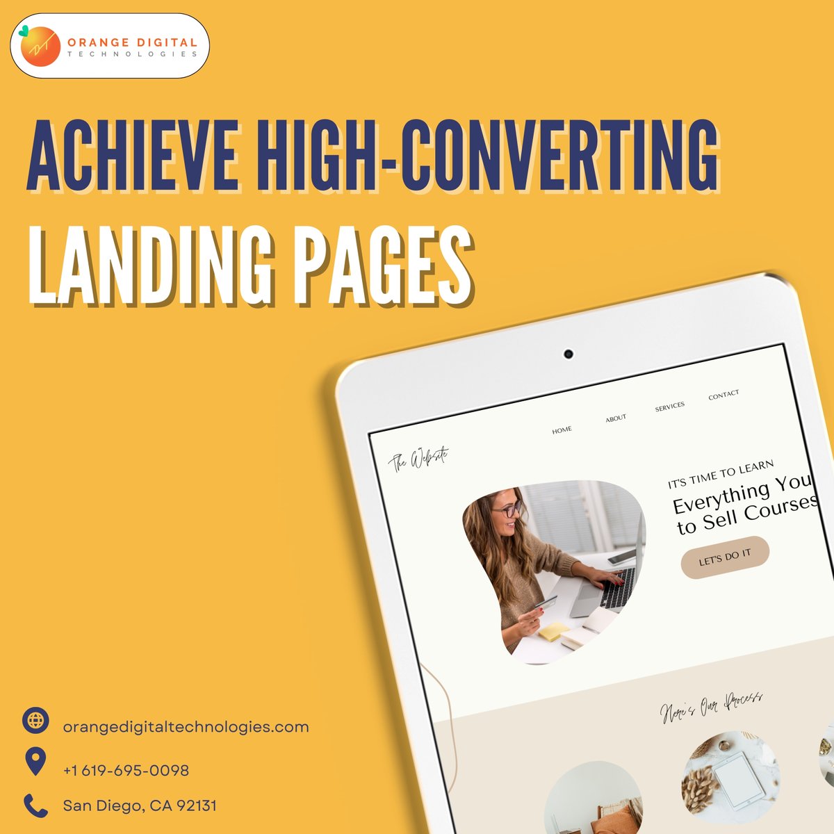 Landing pages should be more than a simple static entry point. They should be dynamic and enticing enough to influence users' decision-making. Orange Digital Technologies helps you leverage the power of landing pages by incorporating lead-generation SEO.