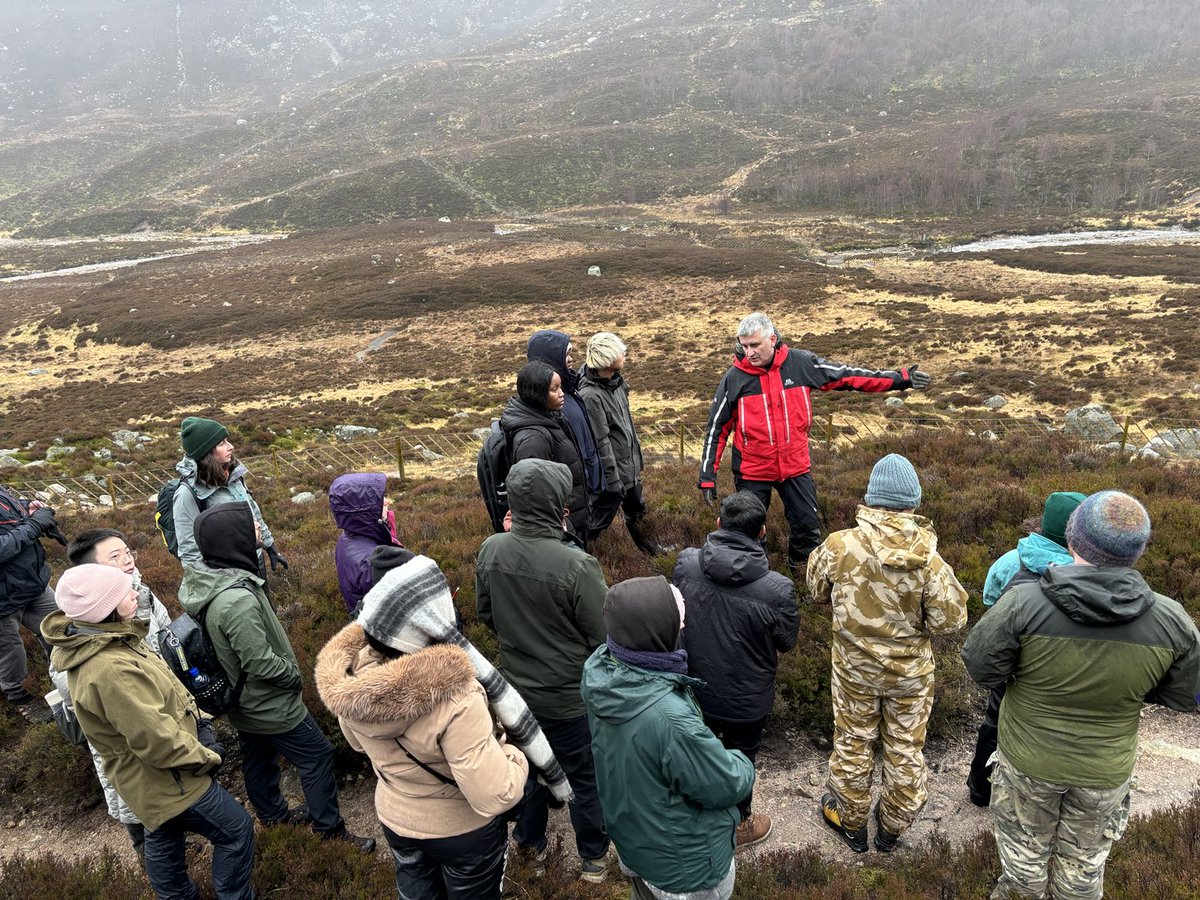 Glynn Jones showing off how all the hard work in enclosures ⁦@Balmoral_Castle⁩ pays off and enables regeneration of birch woodlands; enhancing habitat and benefiting the landscape ⁦@Garethnorton79⁩ ⁦@UoABioSci⁩ amazing changes in 25 years ⁦@cairngormsnews⁩