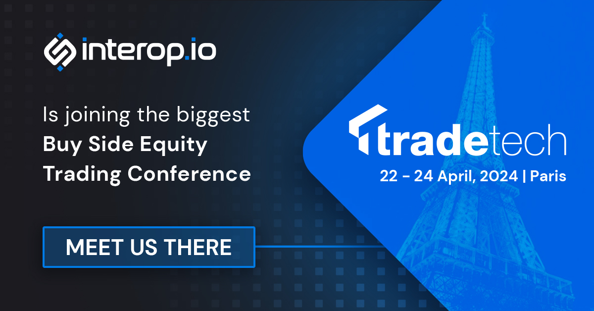 Meet our team at TradeTech EU at Booth 88 and discover how interop-io is reshaping the landscape with unmatched benefits for buy-side heads of equity trading. #TradeTechEU #EquityTrading #tradingconference #equitytraders #tradingtech #buyside hubs.la/Q02rwJnp0