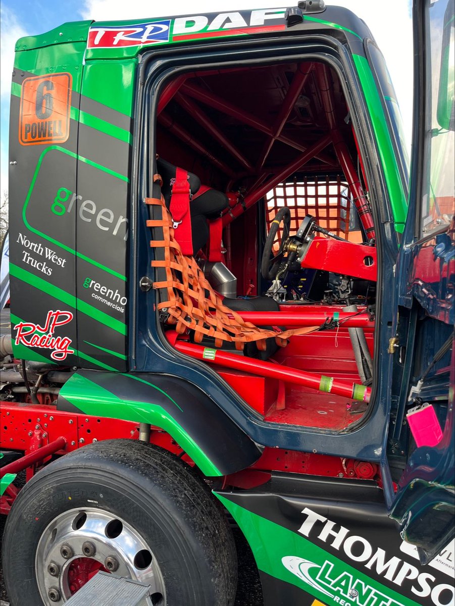 DAFTrucksUK's tweet image. The Easter weekend kicked off the @officialbtrc for 2024, with driver John Powell, of JP Racing, taking to the track in this race-spec DAF LF adorned with branding from DAF sponsor, @Greenhous. He achieved an overall 3rd place in his division. 🏁🚛💨

#BTRC #Trucks #Racing #DAF