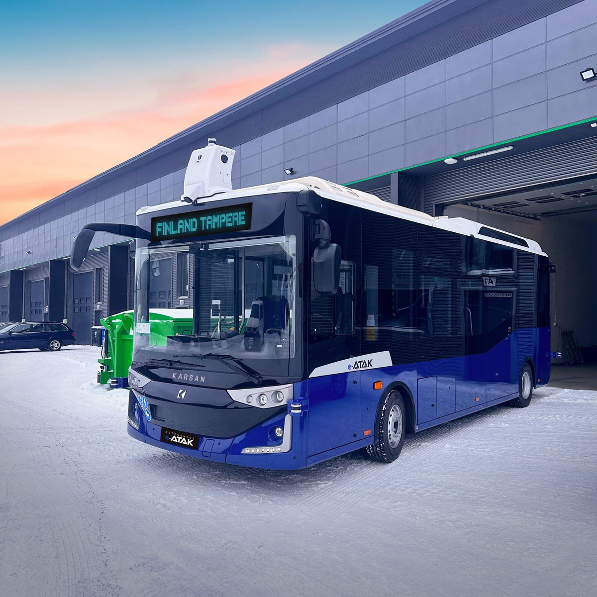 ADASTEC expands automated bus operations to Finland, demonstrating our robust capabilities in all weather conditions. Together with our partners, we're driving the future of public transportation.  #AutonomousDriving #automateddriving