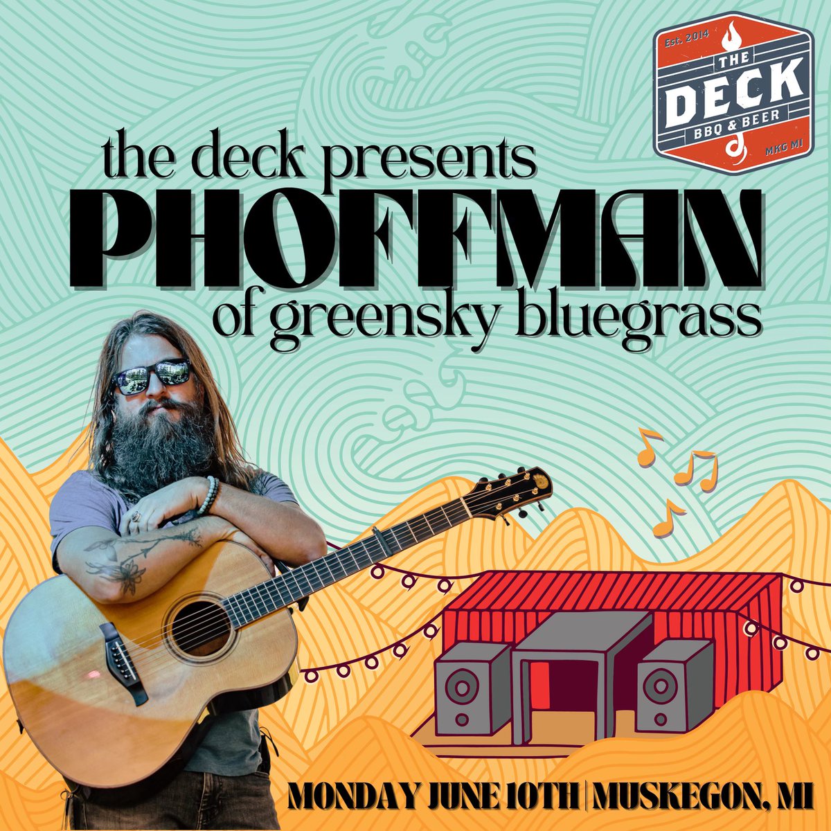 phoffman is headed back to The Deck in Muskegon, MI this summer on Monday, June 10th! 🎟️-phoffmanthedeck.eventbrite.com