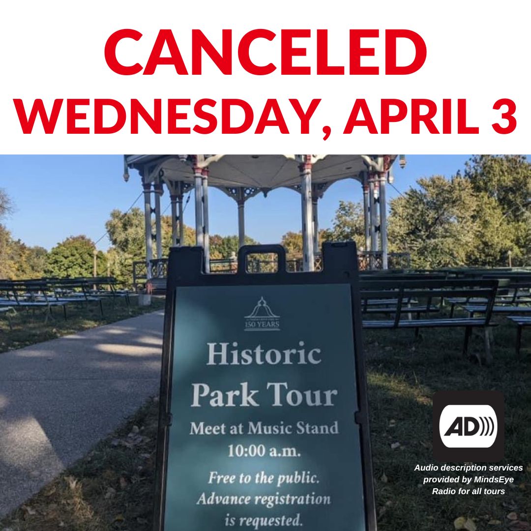 Our Walk Through History Tour planned for Wednesday, April 3 at 10 am has been canceled due to expected inclement weather. We apologize for any inconvenience and look forward to welcoming you on one of our upcoming tours.