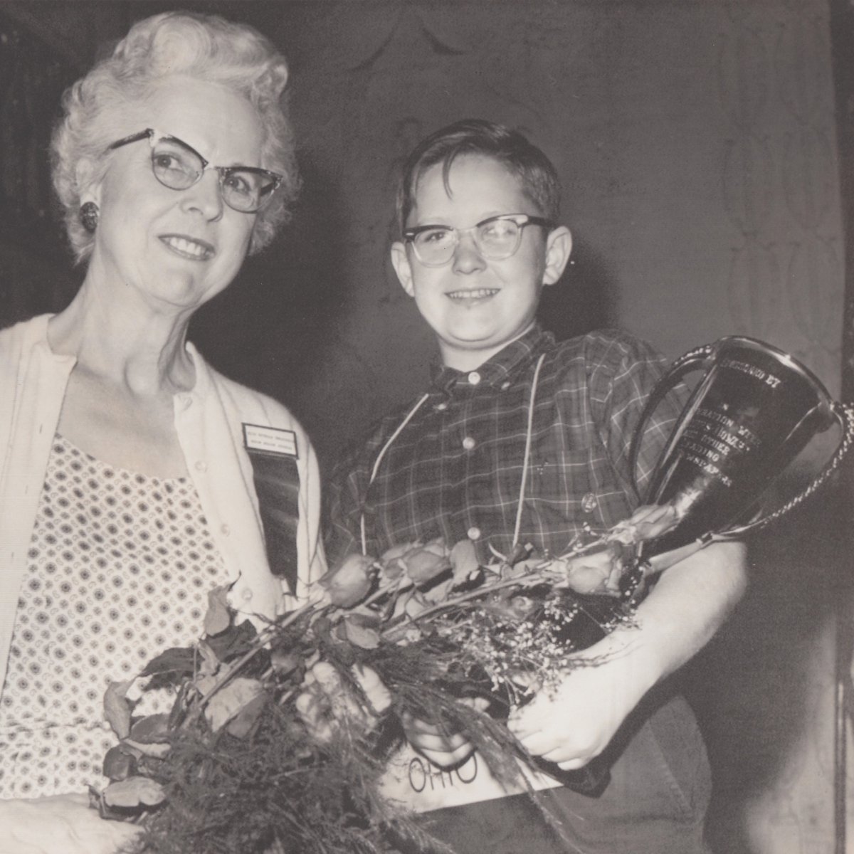 Did you know the Akron Beacon Journal has sponsored 5 Scripps National Spelling Bee Champions? That's the 2nd most in Bee history. The most recent: William Kerek (pictured) in 1964, preceded by Jean Chappelear (1948), Clara Mohler (1935), Alma Roach (1933) and Dean Lucas (1927).