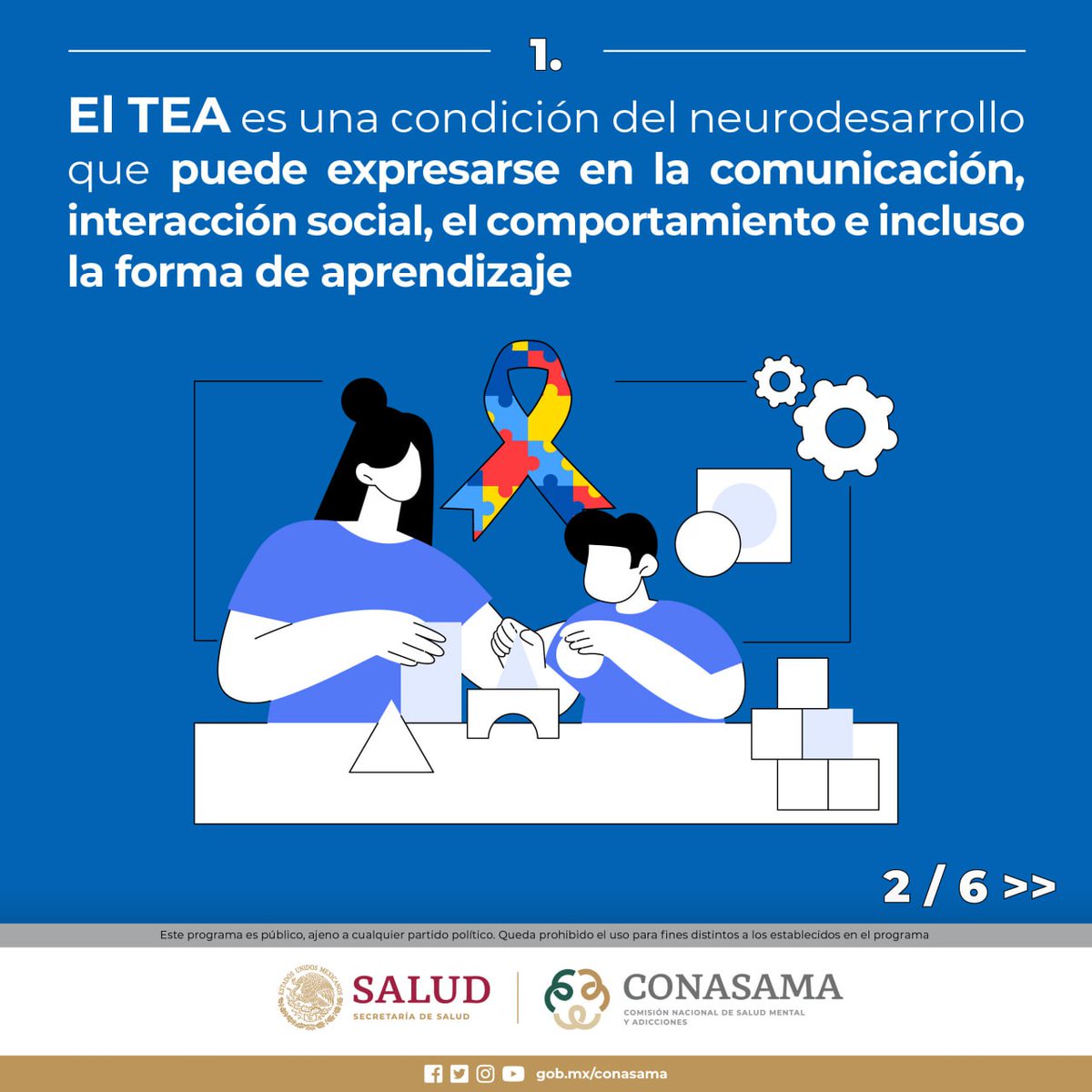 2 abril I Día Mundial de la Concienciación sobre el Autismo El autismo no es una enfermedad, es una condición en la que las personas tienen una forma diferente de pensar, comportarse y de ver la vida. Conoce más sobre el tema 👇🏽🧵 #Inclusión #PorLaSaludMental