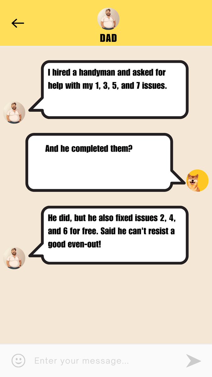 tiredclublol's tweet image. When your handyman is a numbers guy — no job too odd, no detail too even! 😄 

#DadJokes #HandymanHumor