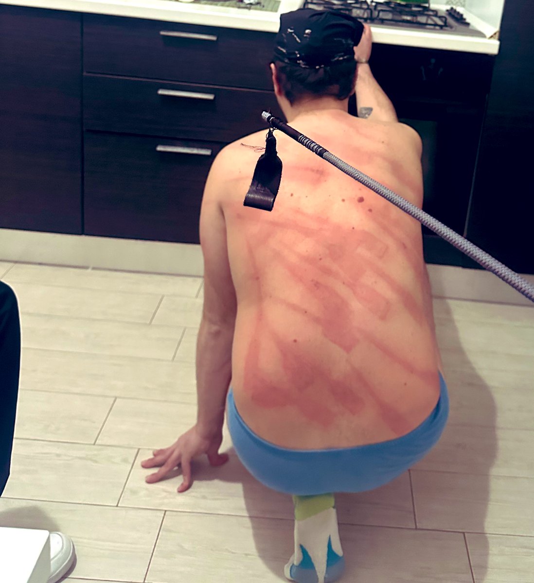 AboutmeXL's tweet photo. @DomenicoPeach La Nostra Cagna, mia e di @mr_calaf che gode mentre la trattiamo come merita, è solo soddisfazione. 
Le ho spaccato il frustino addosso. 
Che goduria. 

Our Bitch, who enjoys while we treat her as she deserves, just satisfaction.
I smashed the whip on her
pleasure https://t.co/uhClZkJBEC
