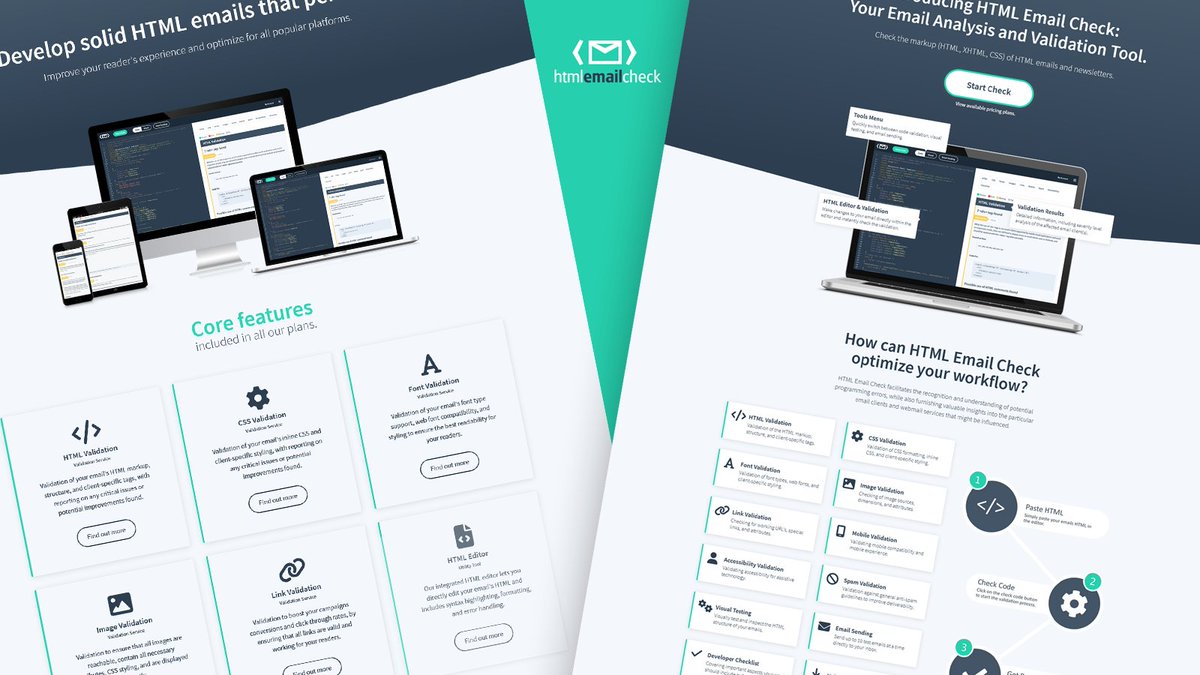 htmlemailcheck's tweet photo. With spring slowly approaching, it was time to add some color with our new  website is now live! We will also be rolling out a lot of new and  exciting #email features, including new inspection tools and an email  builder, in the coming weeks and months. Stay tuned #emailgeeks! https://t.co/abqzbGlW0L
