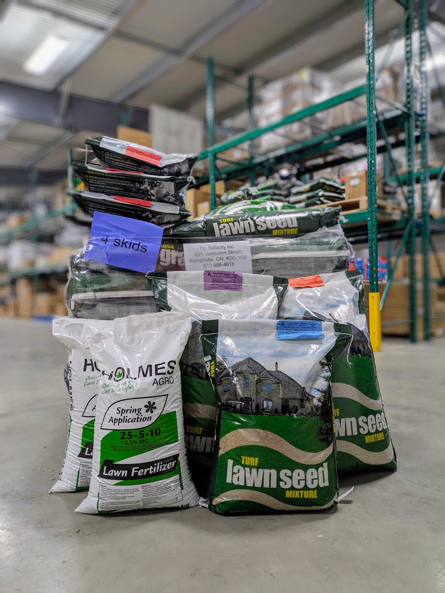 SolacityInc's tweet image. Solacity's spring supply of grass seed and slow-release spring fertilizer just arrived. Make your world a little greener!

No fillers, no annual rye - just premium seed. Get yours while it is fresh!

solacity.com/product/lawn-f…
solacity.com/product-catego…

#grassland #grass #solarenergy