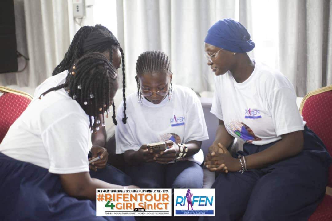Rifen_CI's tweet photo. #RIFENTOUR
#RIFENTOUR4GIRLSinICT #womenleaderswomensmart #numeriqueSTEM #RIFENJeunesse

Avec des jeunes filles passionnées et motivées pour un monde Digital pour Tous , la femme est un acteur clé de la transformation numérique de nos sociétés 💪🏽 https://t.co/TzG2dQVflq