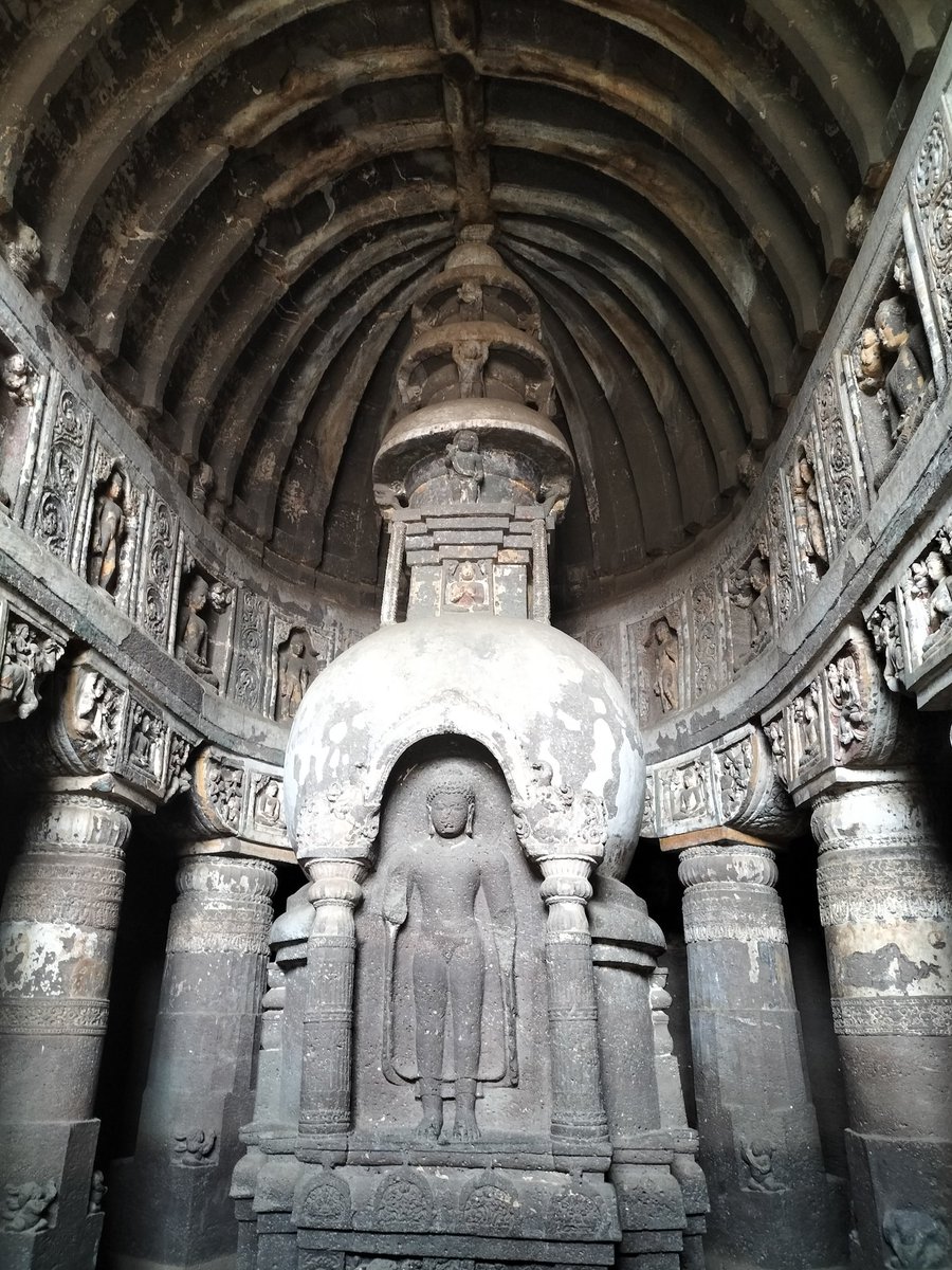 @perryralph Why just old, here's one that's 2000 years old. UNESCO world heritage Buddha caves in India