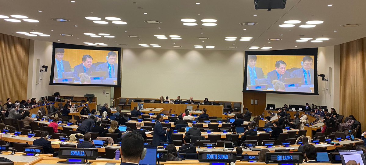 Speaking on behalf of ASEAN at the UN Disarmament Commission, Ambassador Anouparb reiterated ASEAN’s firm commitment to preserving the Southeast Asian region as a Nuclear Weapon-Free Zone and free of all other weapons of mass destruction Full statement at bit.ly/3PFOUzJ
