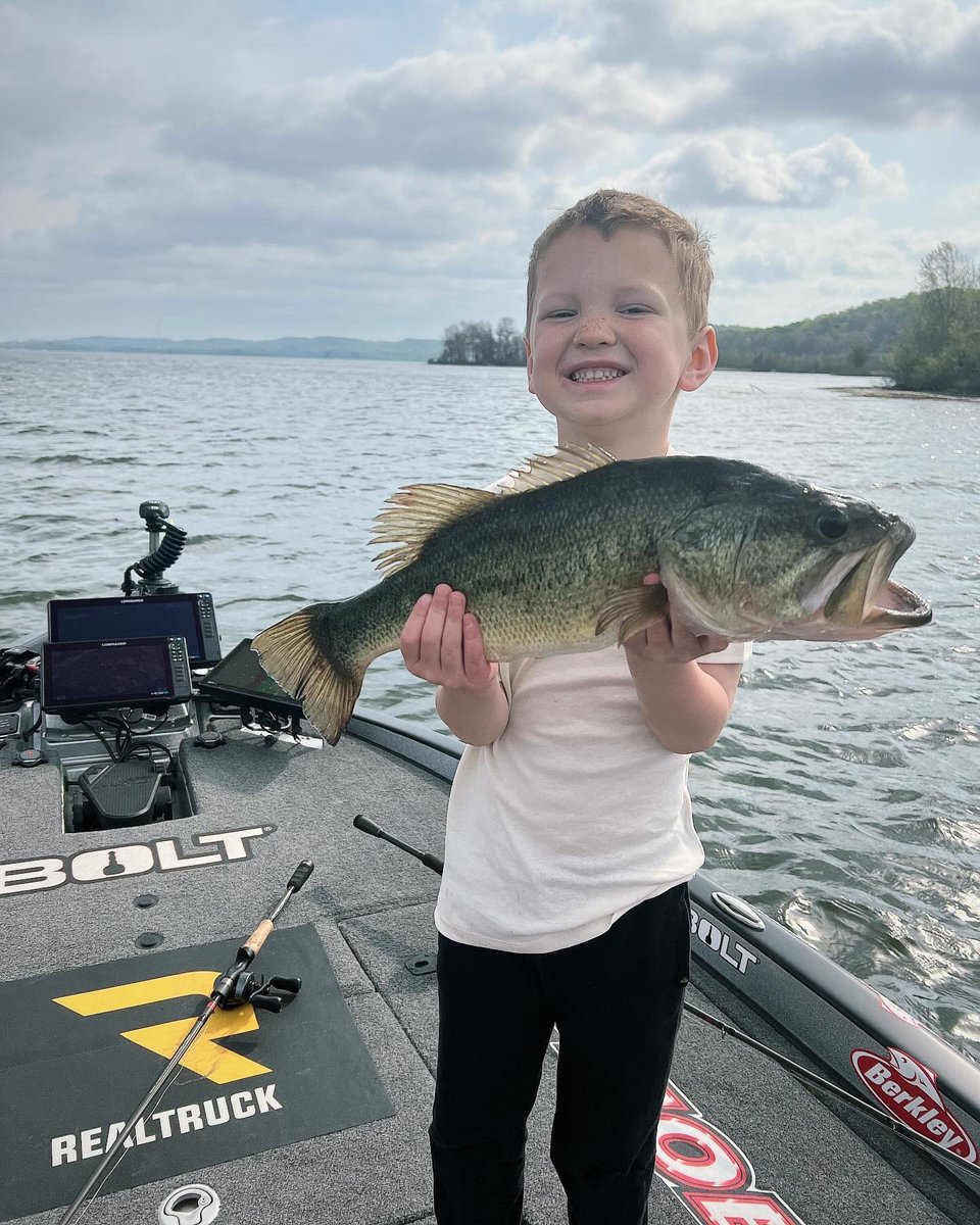 Coop says “the spawn is on” out here on Guntersville!