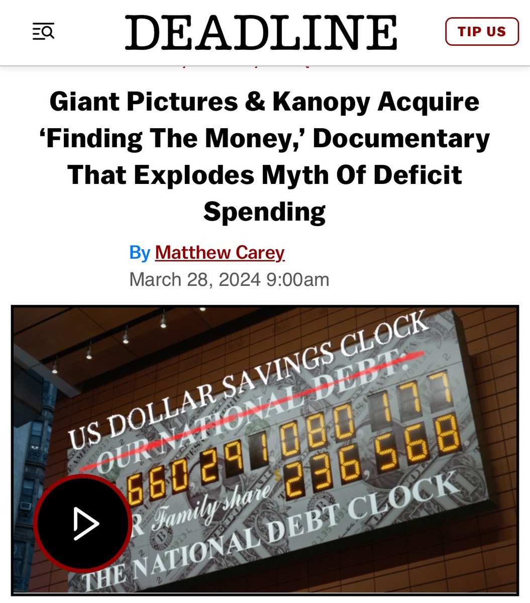 🎥 BIG MOVIE NEWS 🎥 🍿 Finding the Money will become available May 3 on digital platforms including Apple TV and Amazon. 🍿 deadline.com/video/finding-…