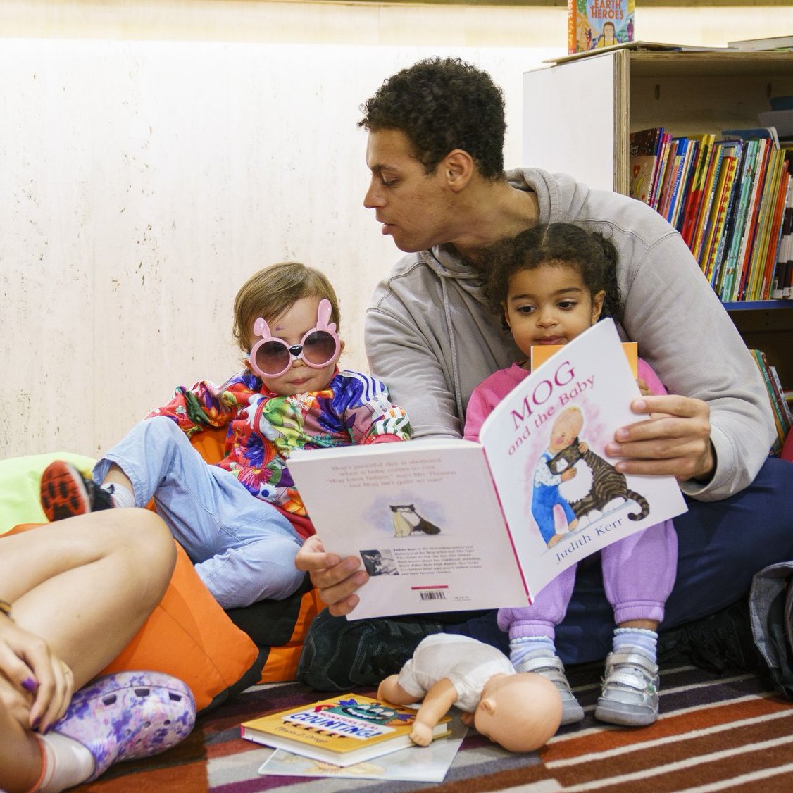 Explore the Library through play this Easter holiday! Experiment with art, follow a trail around the Library or pop into our reading corner with tactile and braille editions of children’s books.

Drop-in to our Family Station for free this week: bit.ly/BLFamilyStation