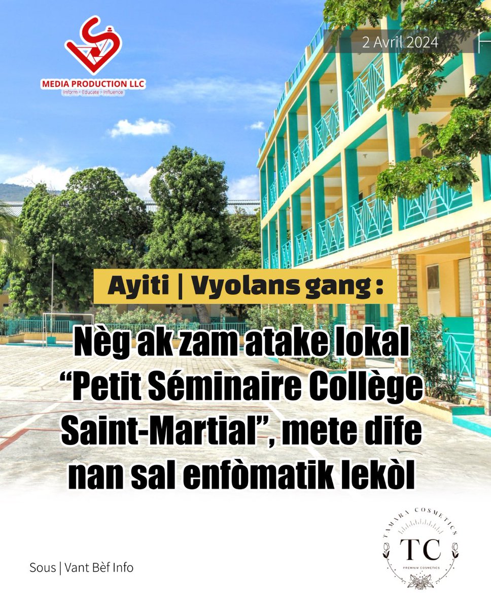 LuckNews88's tweet photo. 📌Aksyon sa pase, ayè lendi 1e avril la. Daprè temwanyaj plizyè temwen, divès responsab lekòl la ki te rete kwense anndan an, te kite espas la jis nan aswè | @vantbefinfo https://t.co/nAIsp7Bqzm
